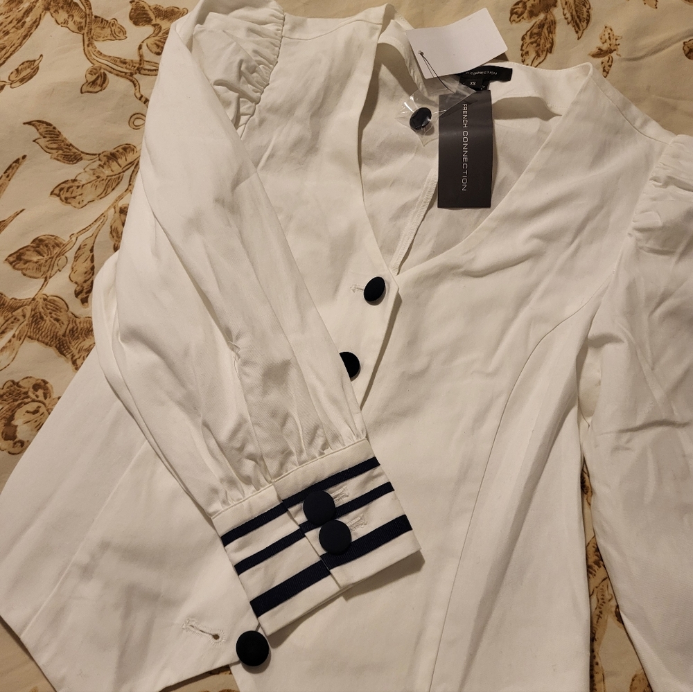 French Connection Button Up Blouse - Picture 3 of 4
